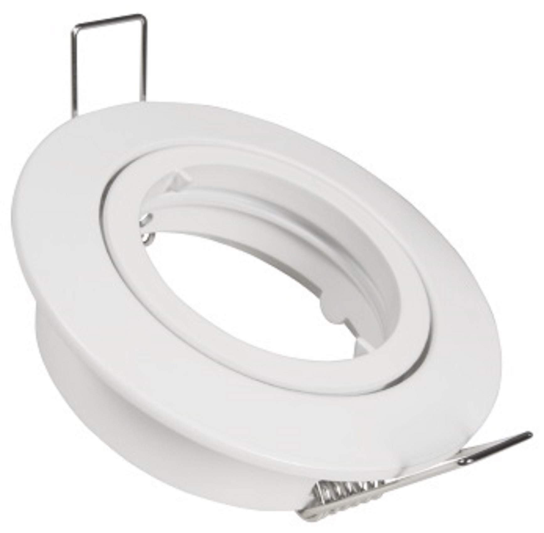 feinlux LED Einbaurahmen GU10 rund weiß Einbaustrahler