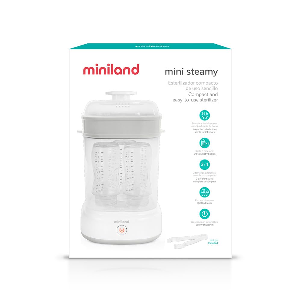 Miniland Mini Steamy Sterilisator weiß für Babyflaschen