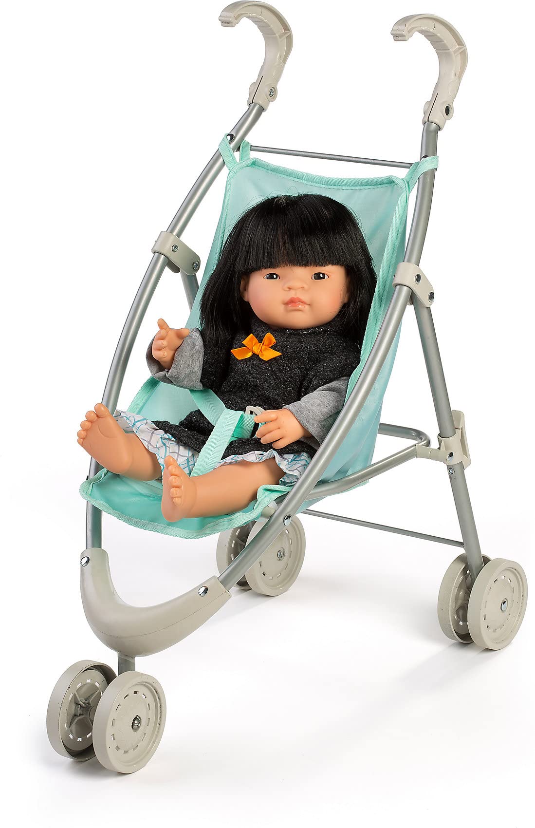 Miniland Dolls Puppenwagen Mint klappbar 97020 Puppenbuggy