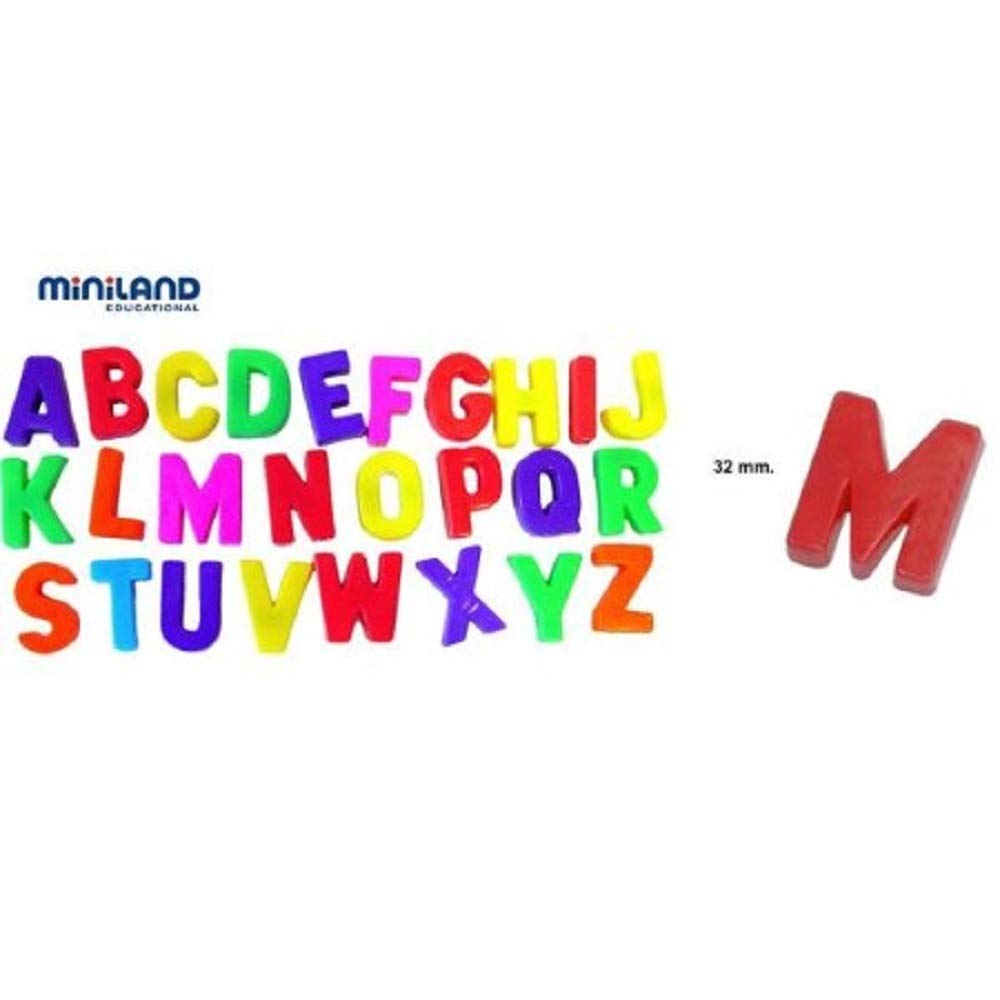 Miniland Magnetische Großbuchstaben 3 cm 66 Stück Vokale