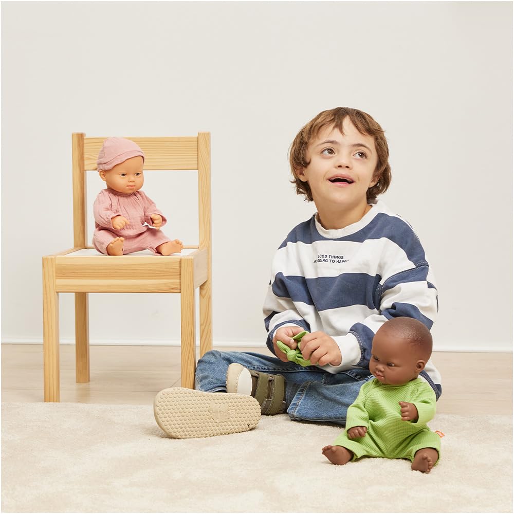 Miniland Dolls Baby-Puppe afrikanischer Junge 32 cm Down-Syndrom