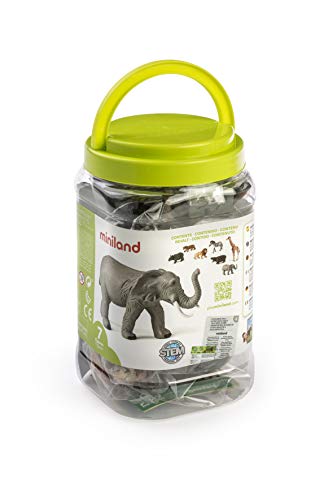 Miniland Animals figures 25123 Tierfiguren Urwald 7er Dose