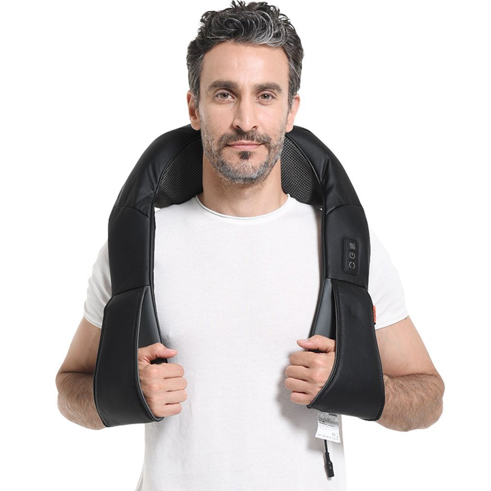 GESS Kragen Shiatsu-Massagegerät mit Wärme 3D-Rotation