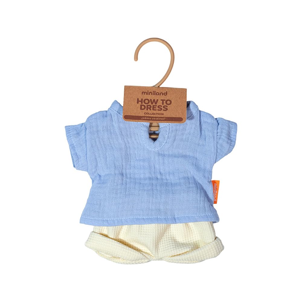 Miniland Dolls Puppenkleidung Sommer-Set T-Shirt Hose 32 cm