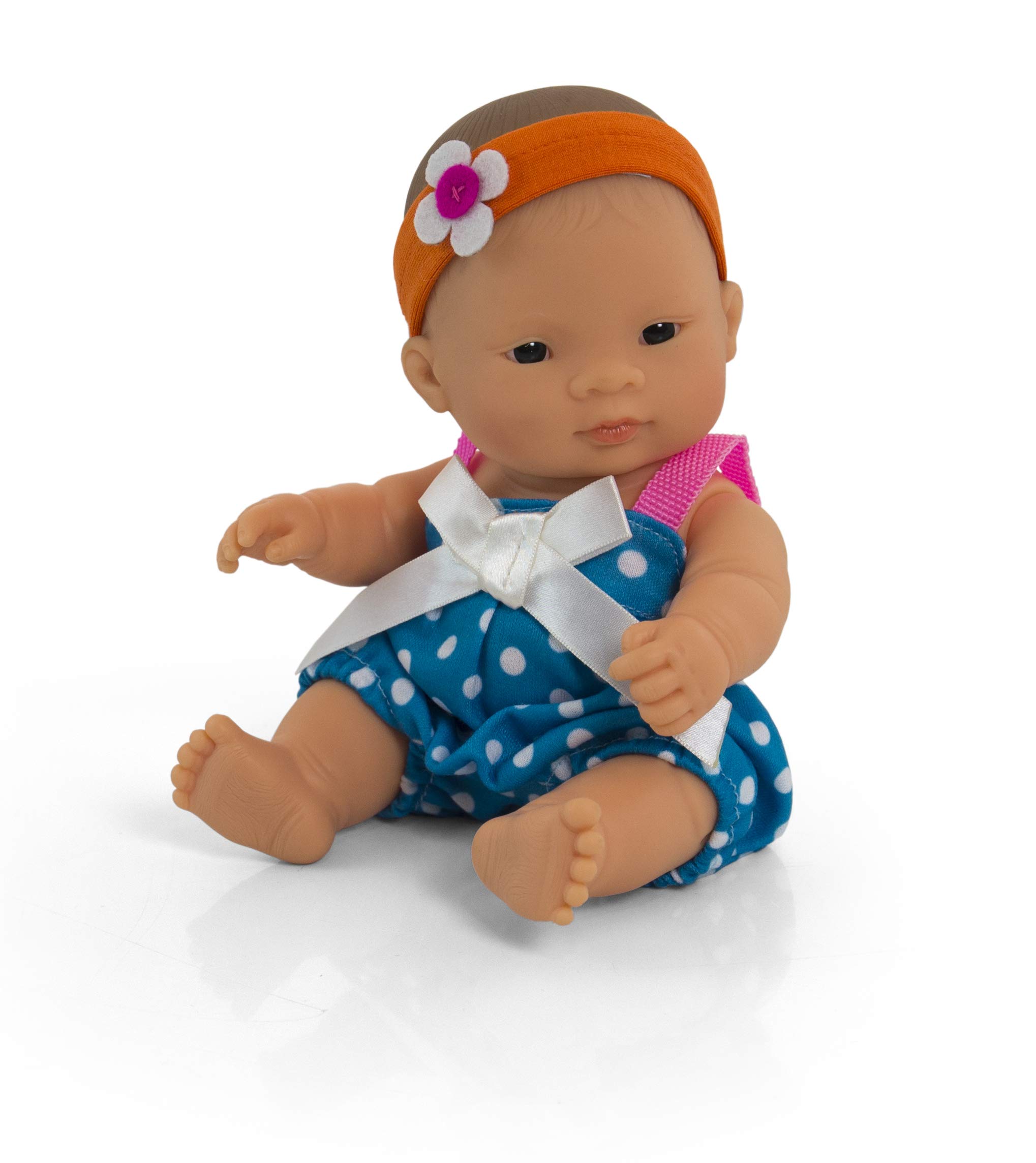 Miniland Puppenkleidung 21cm Blaues Pyjama Schlafmütze