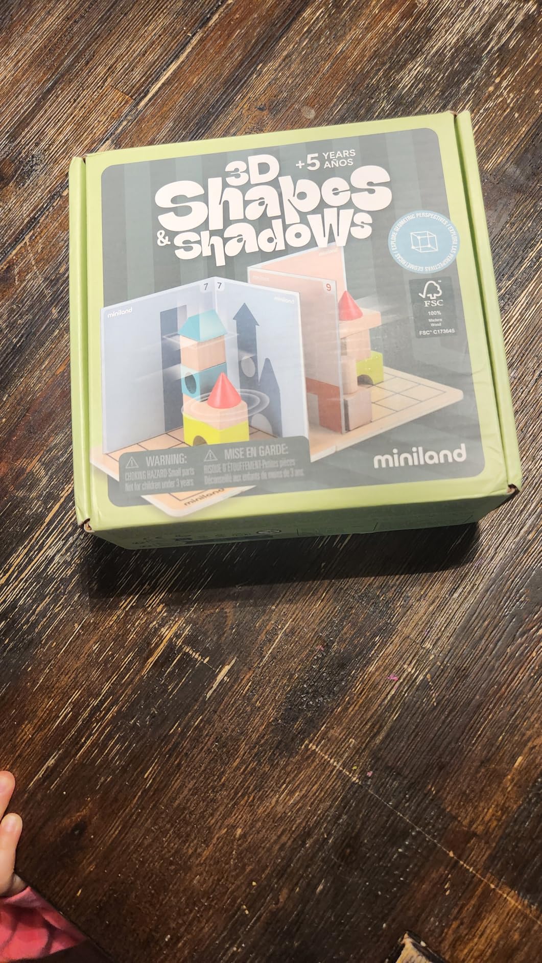 Miniland Shapes & Shadows Lernspiel 3D 12 Herausforderungen