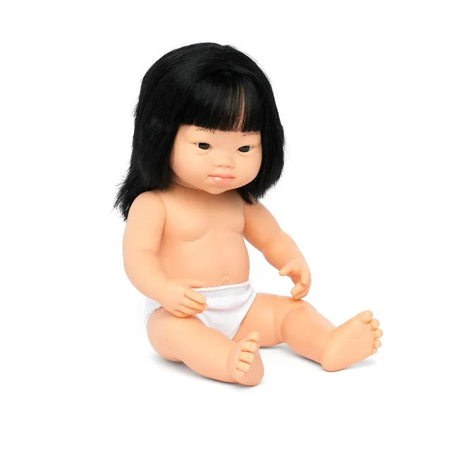 Miniland Dolls asiatisches Mädchen 38cm Down Syndrom Puppe