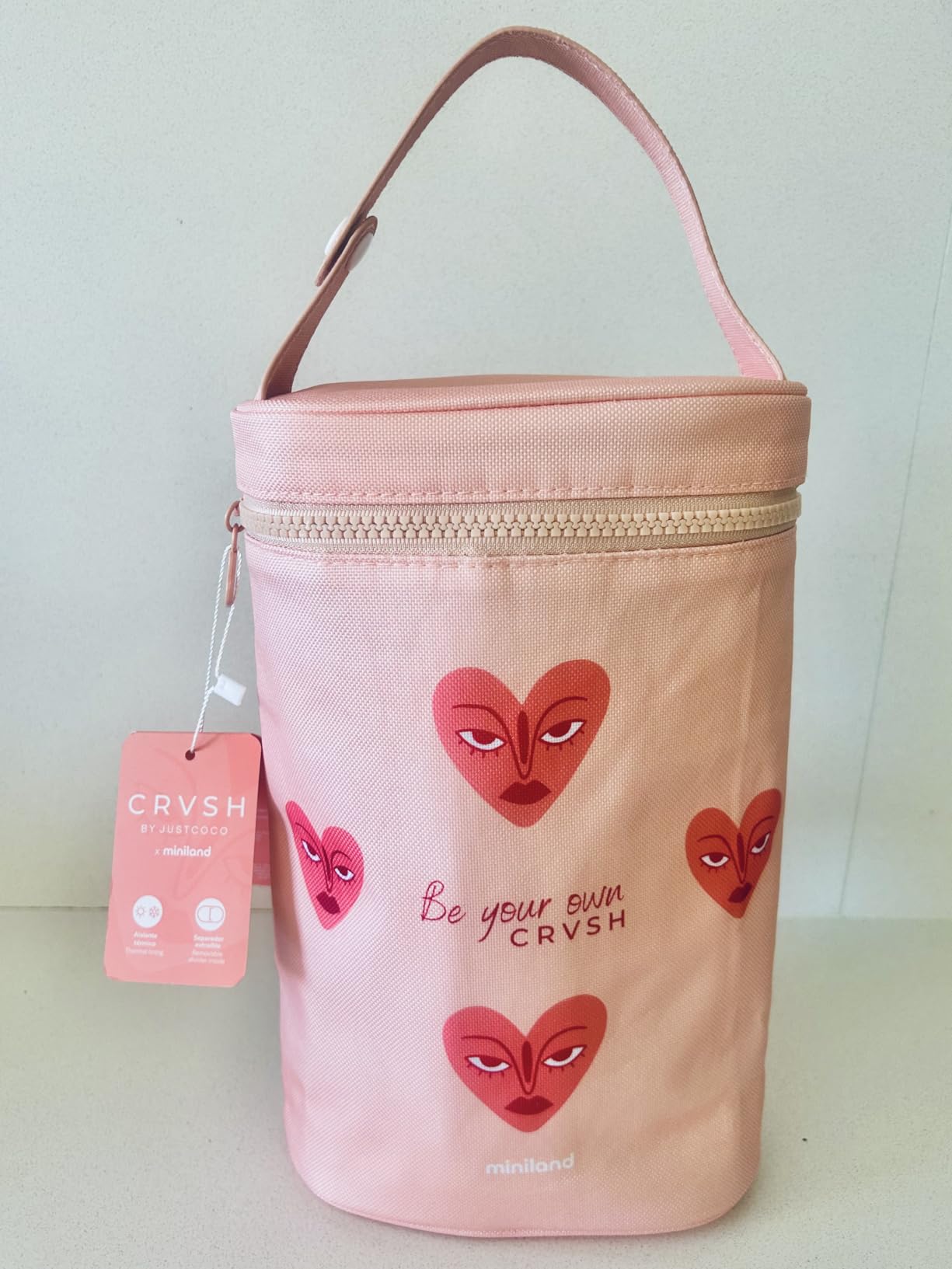 Miniland Nutrition Thermibag CRVSH Kühltasche mit Reißverschluss