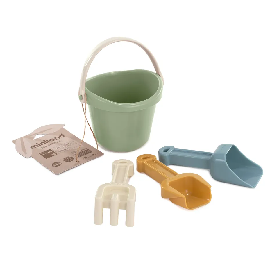 Miniland ECO Sandspielzeug Cool 4-tlg Sandkasten Set