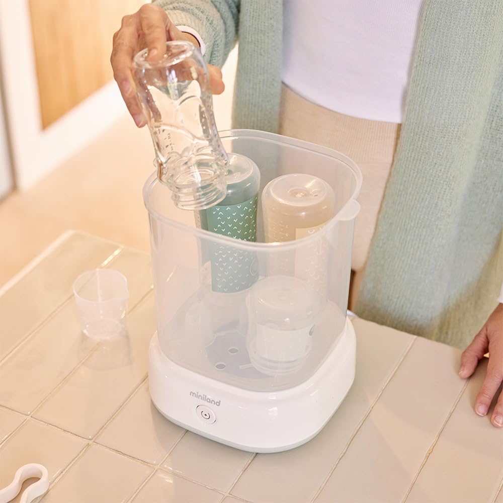 Miniland Mini Steamy Sterilisator weiß für Babyflaschen
