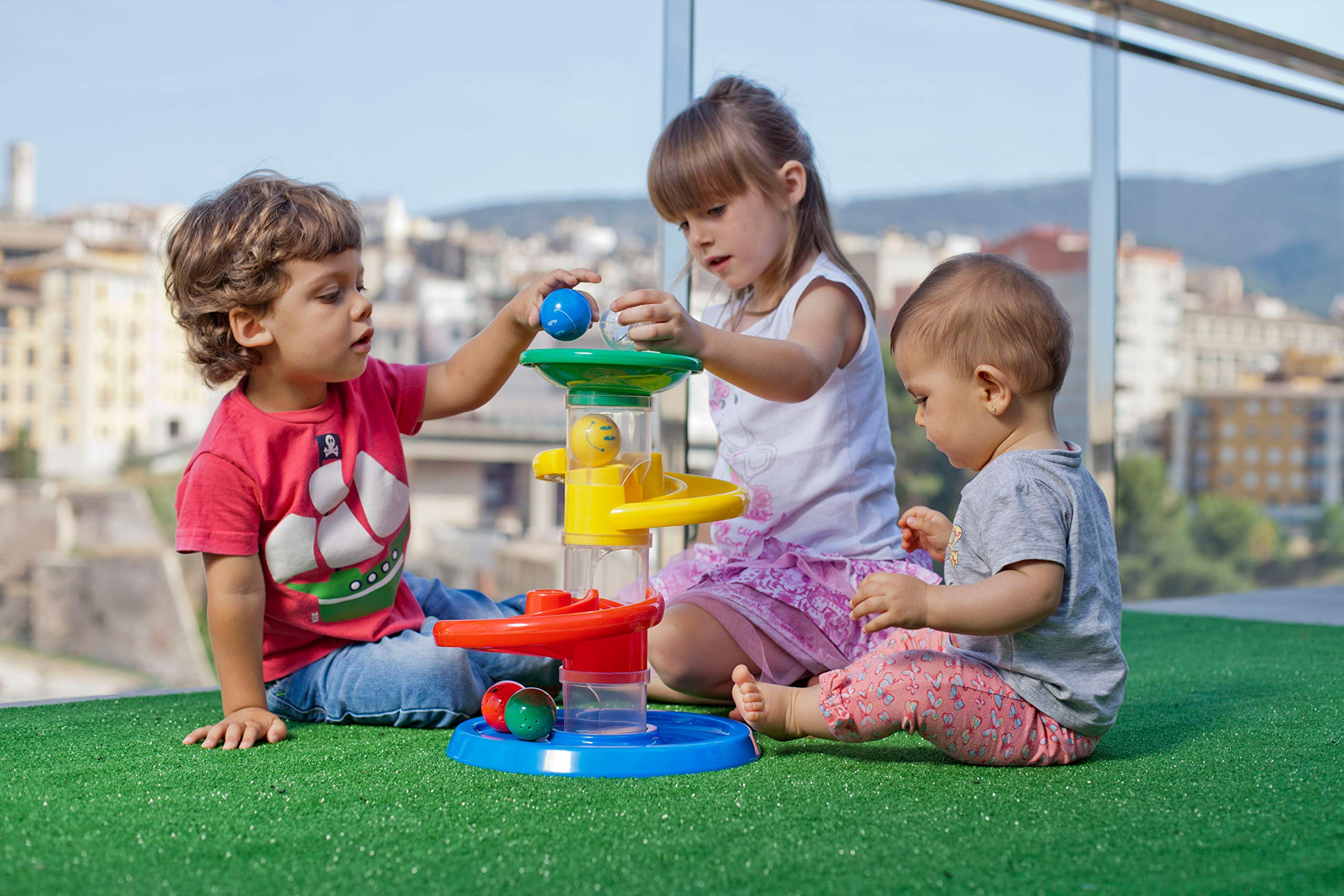 Miniland Raceball Kugelbahn ab 1 Jahr mit 5 Kugeln