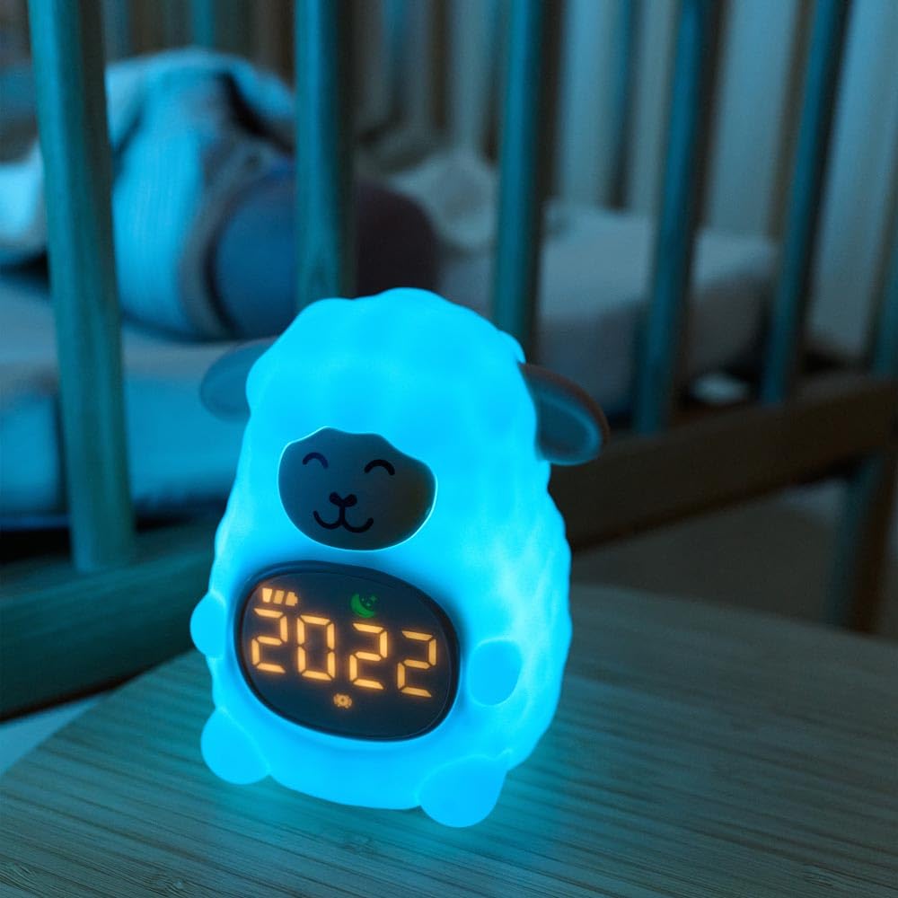 Miniland Time to Sleep Nachtlicht Baby Schlaftrainer RGB Wecker