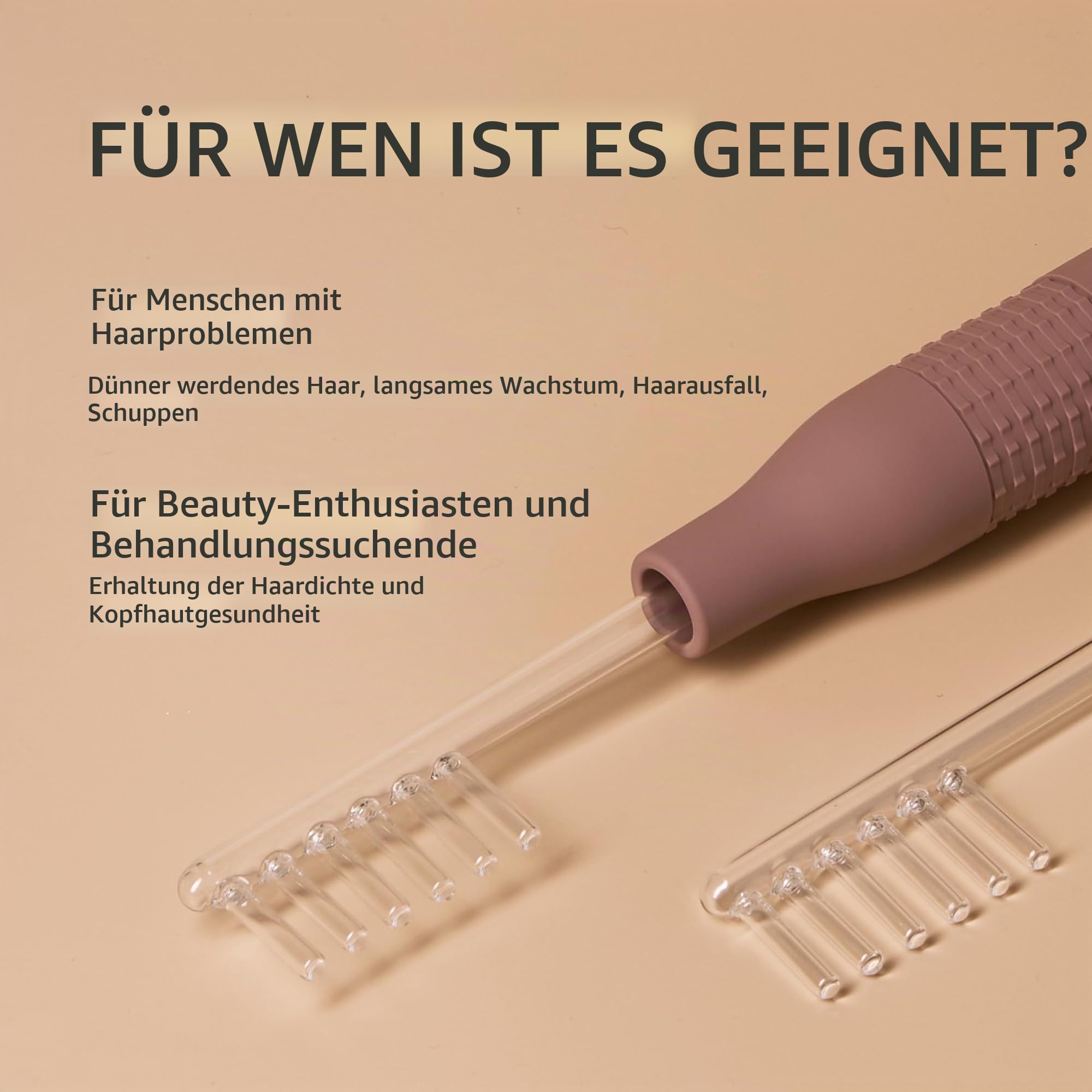 GESS DARS Hochfrequenzstab Haargerät 2 Kammelektroden