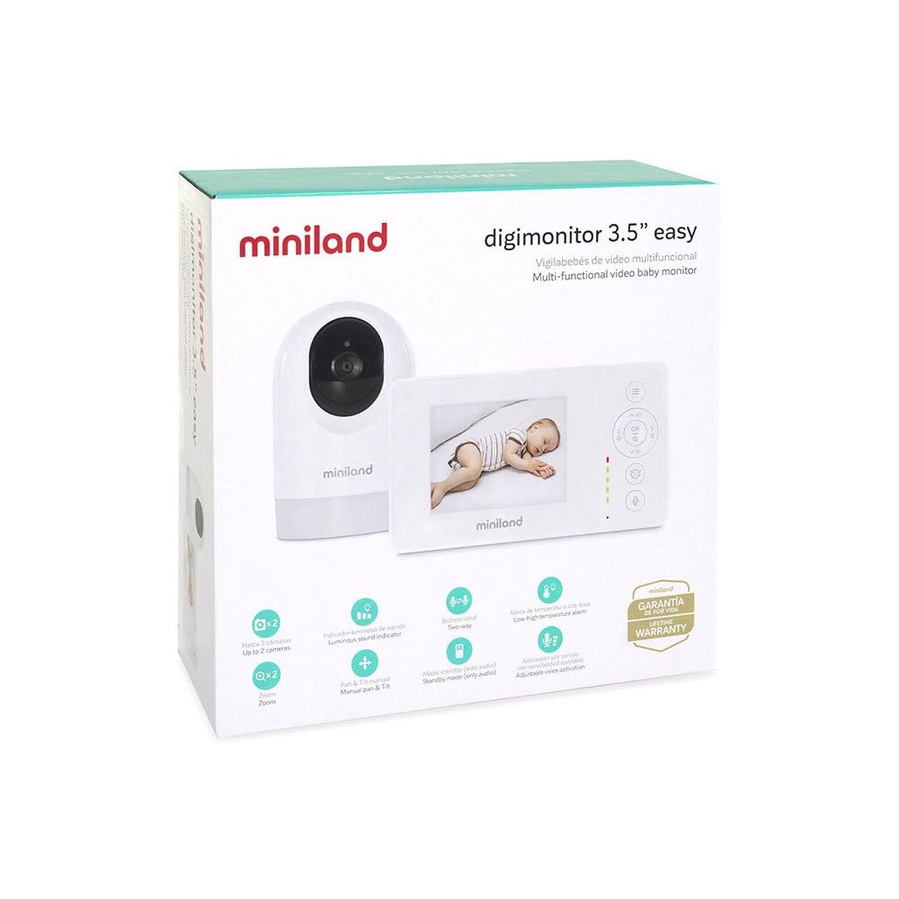 Miniland Digimonitor 3,5 Easy Video Babyphone 3,5 Zoll