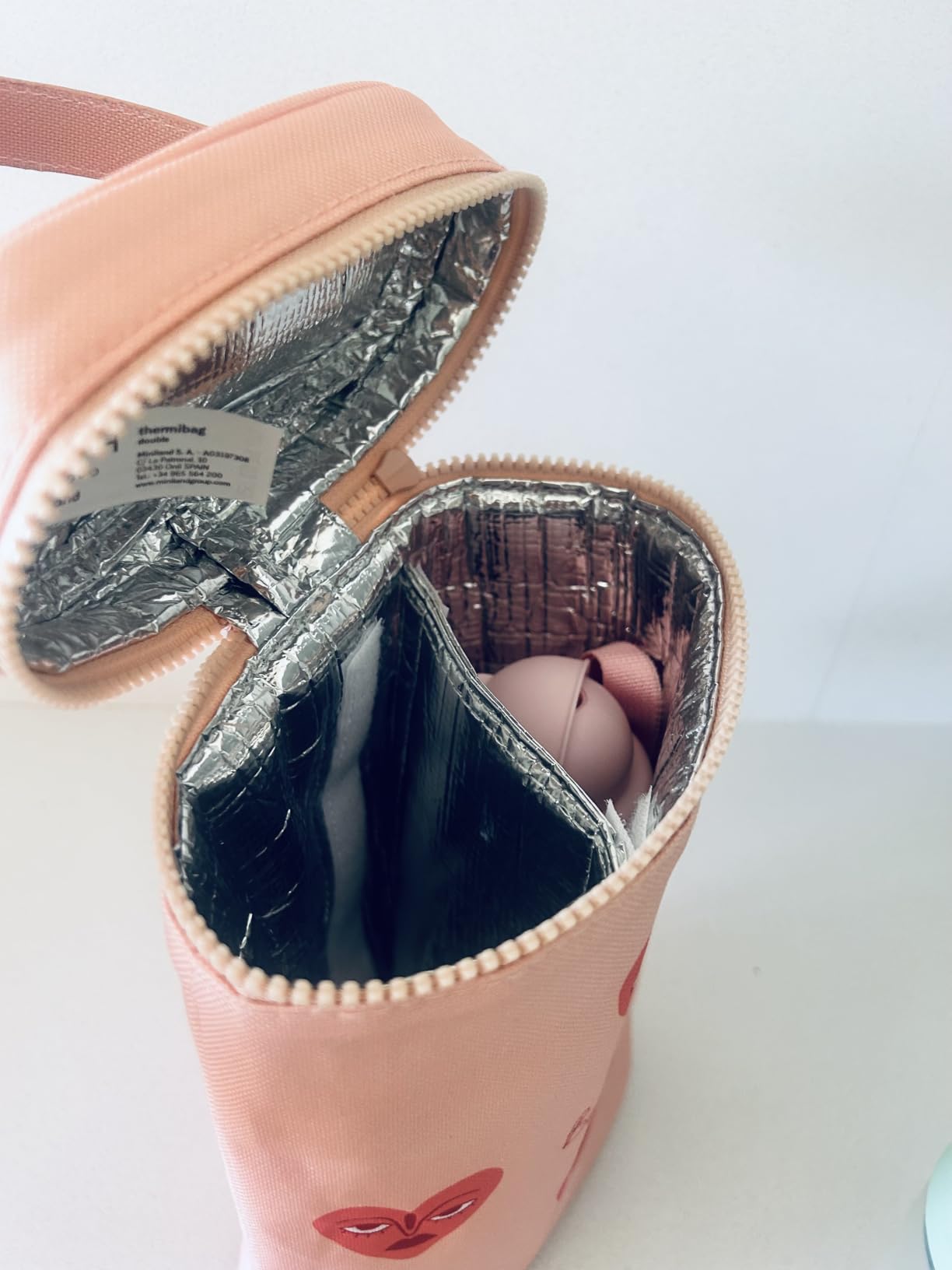 Miniland Nutrition Thermibag CRVSH Kühltasche mit Reißverschluss