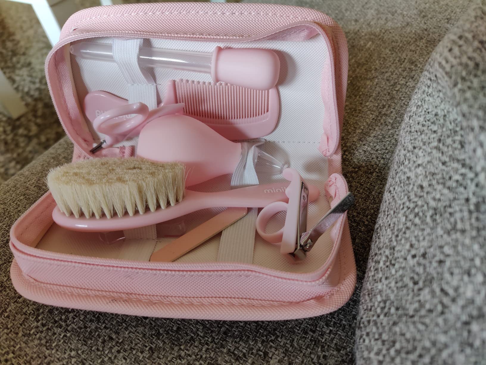Miniland Baby Kit Dreamland Pflegeset Bear 6-teilig Tasche