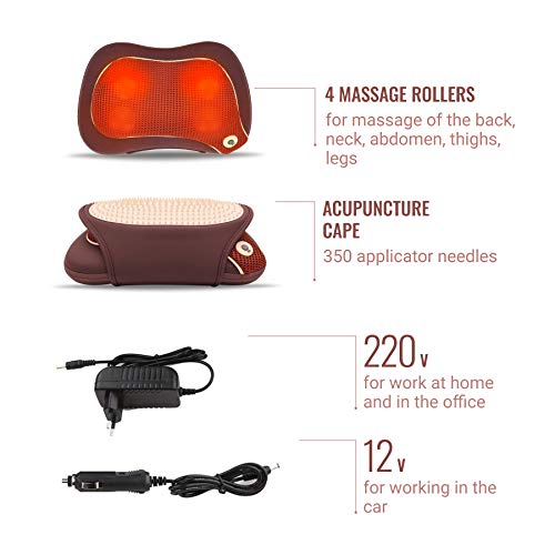 Gess uTenon Shiatsu-Massagekissen mit Wärme