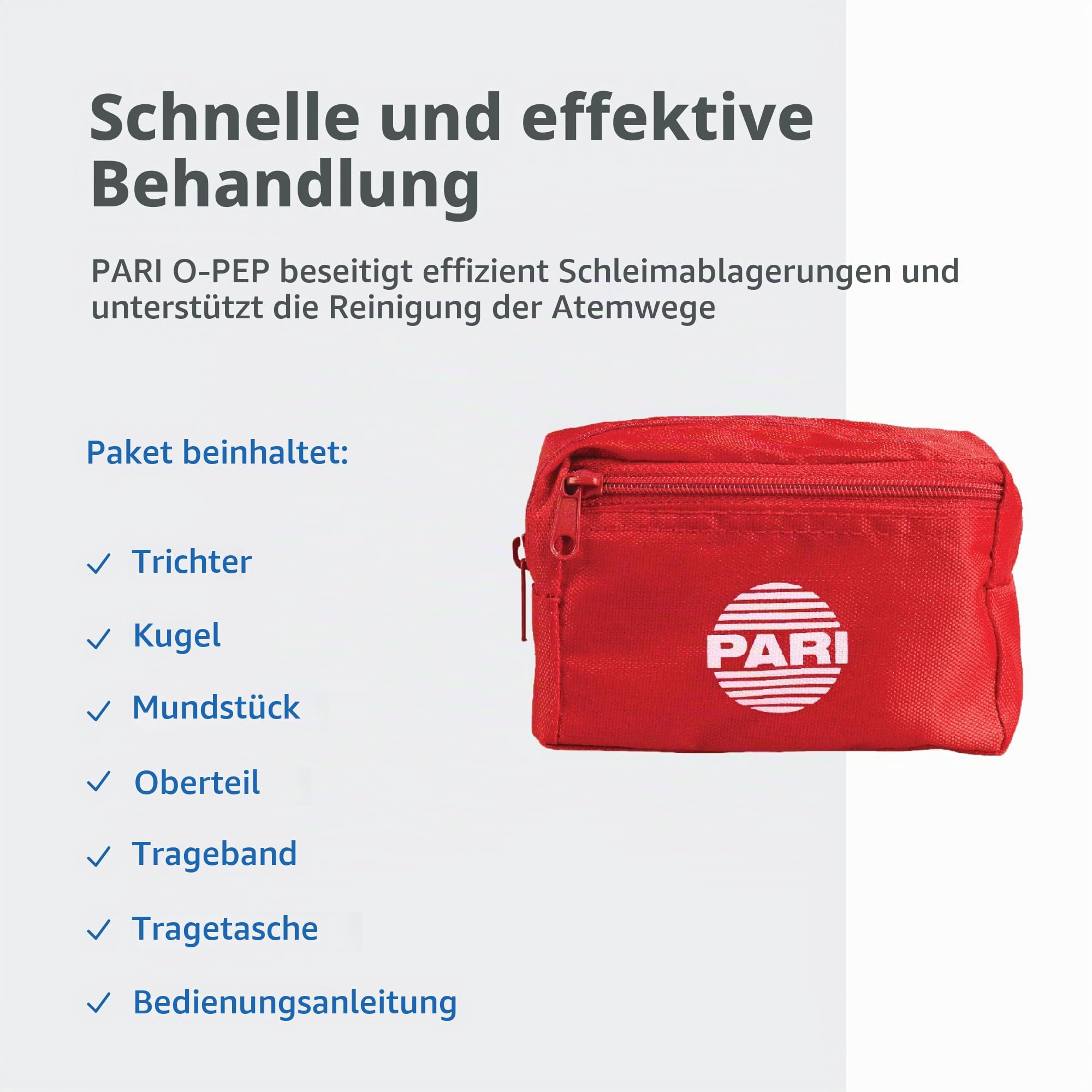 PARI PEP O-PEP Atemtherapiegerät Schleimlöser
