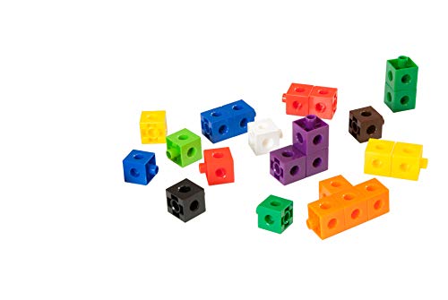 Miniland Bunte Steckwürfel 2 cm 100 Teile Steckspiel