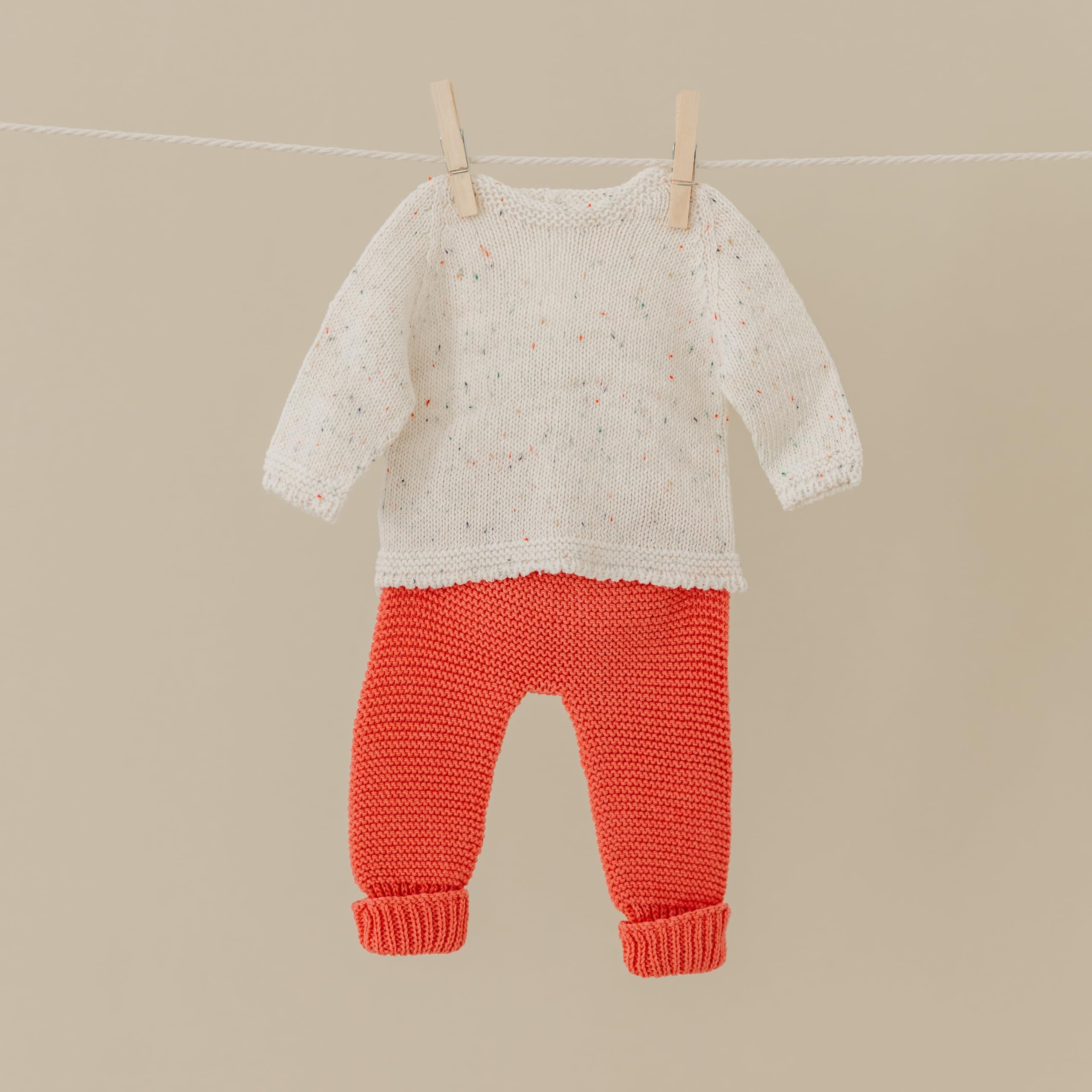 Miniland Dolls Strick Kleiderset 38cm Pullover Hose
