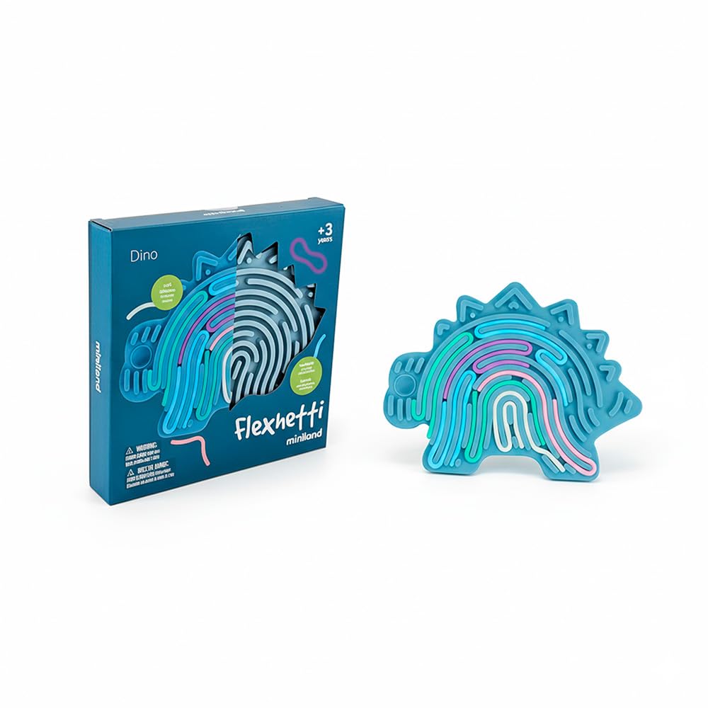 Miniland Flexhetti Fidget Dinosaurier Silikon ab 3