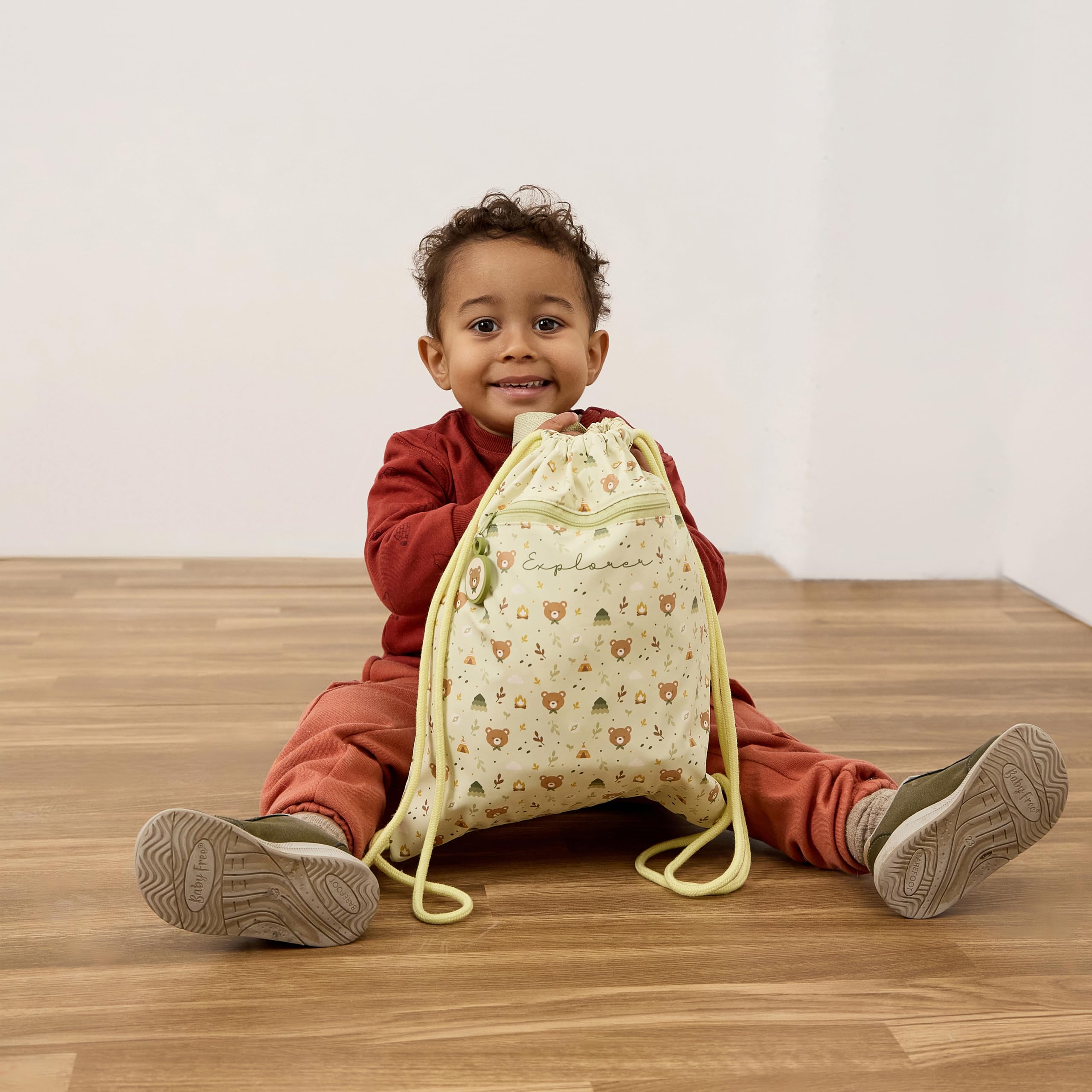 Miniland Kiddie Sack Explorer Turnbeutel wasserdicht mit Kordelzug