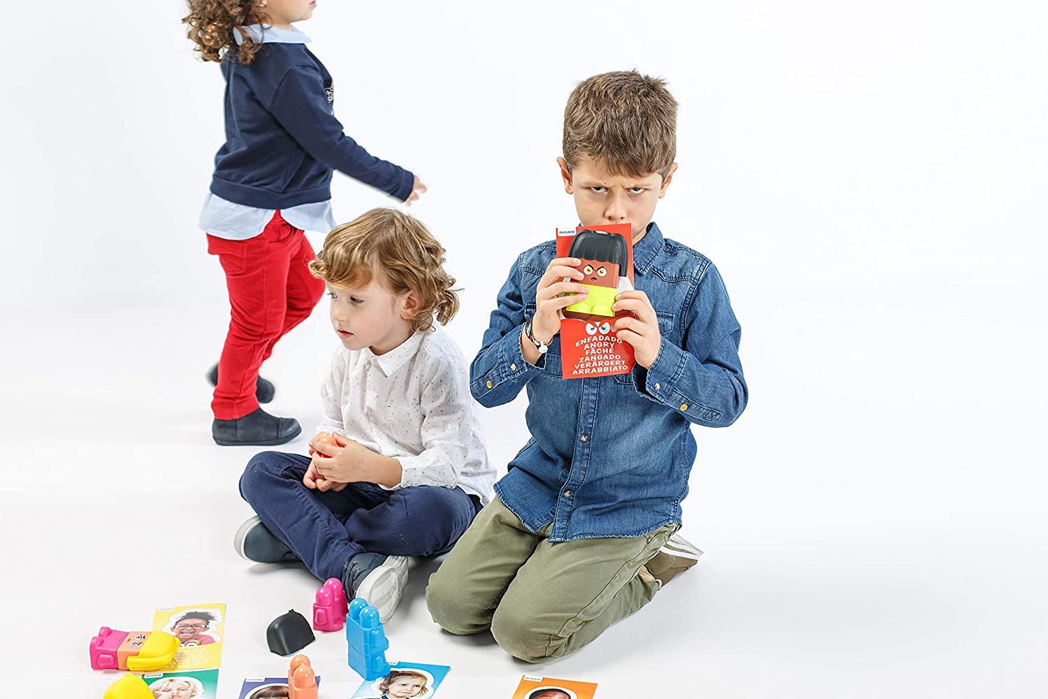 Miniland Emotiblocks Erste Emotionen Spielfiguren 6er-Set
