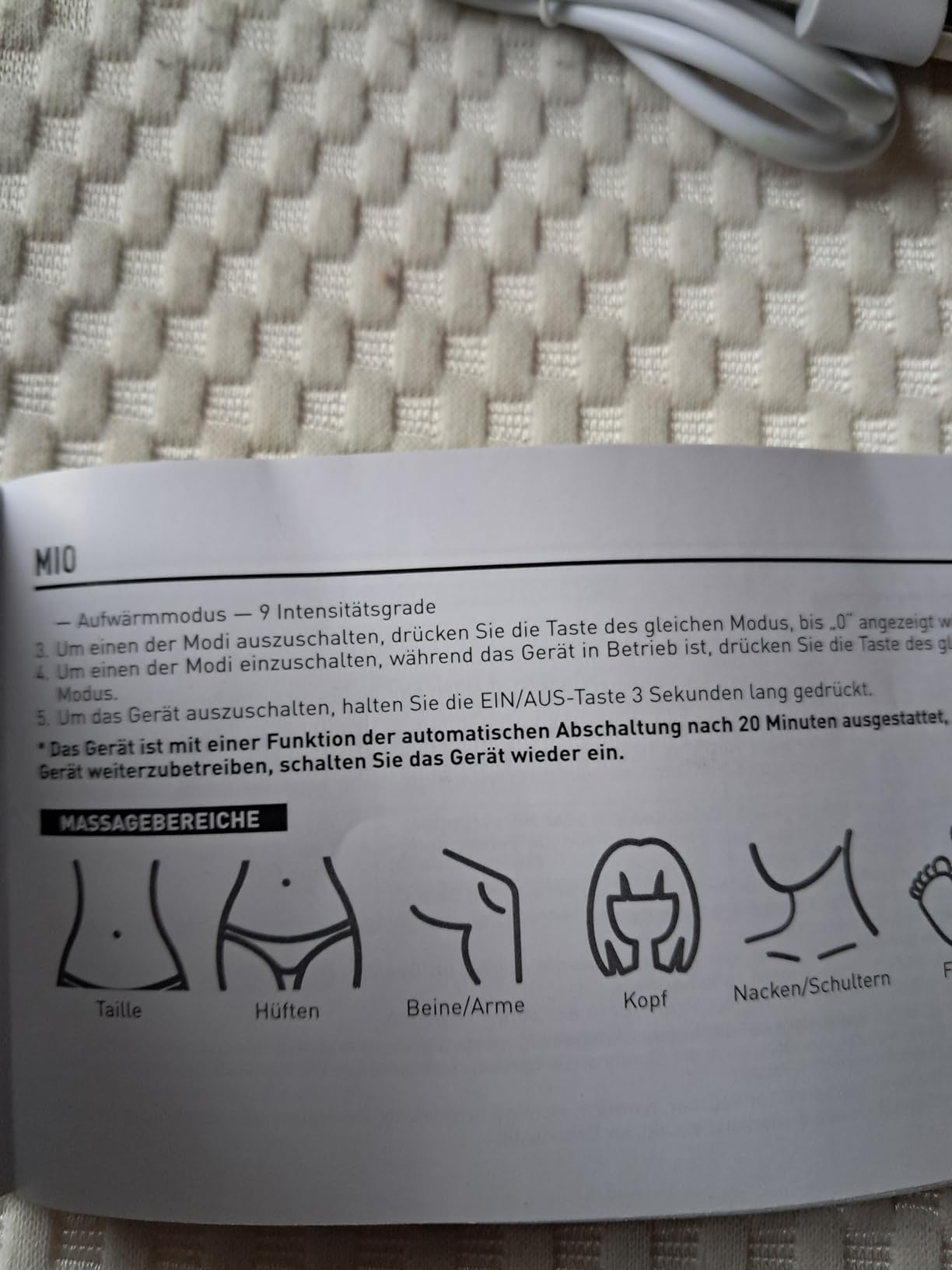 GESS 3in1 Anti-Cellulite Massagegerät EMS mit Infrarot und Vibration
