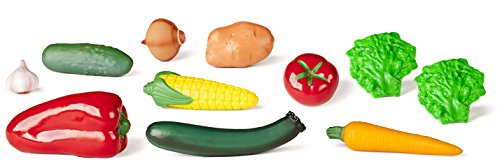 Miniland Nutrition 30766 Gemüsekorb 11 Teile Realgröße