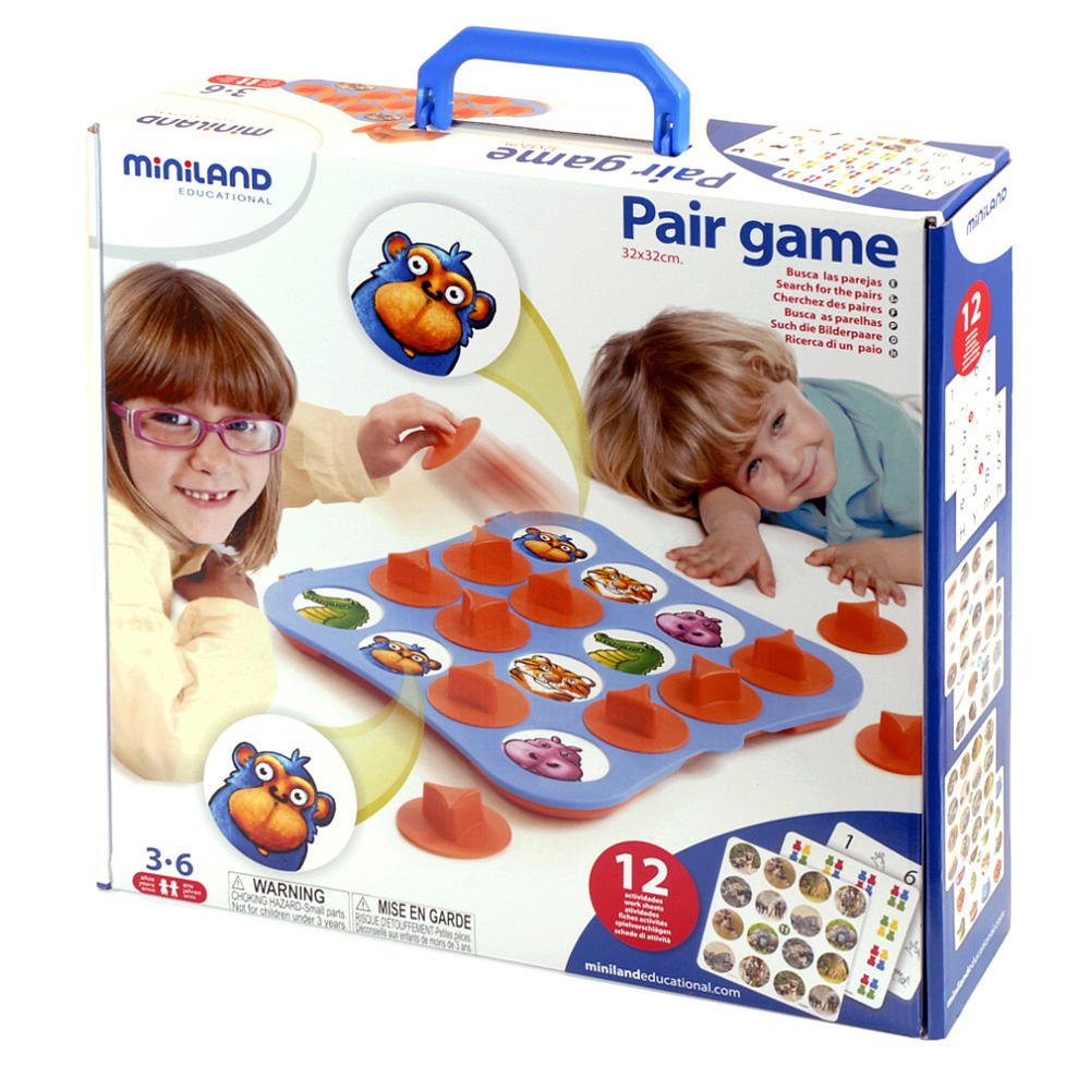 Miniland Pair Game Lernspiel Memo 31920