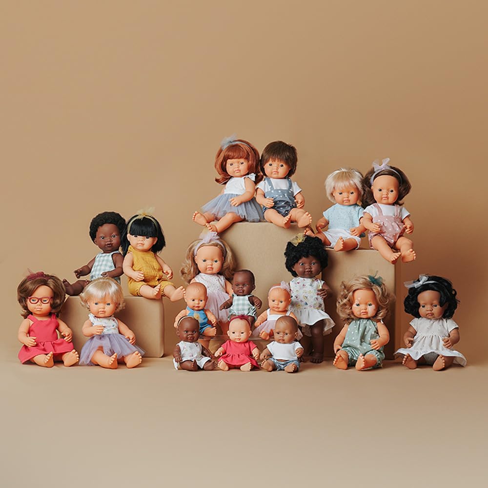 Miniland My Friends & Me Puppe Junge 38 cm mit Kleidung