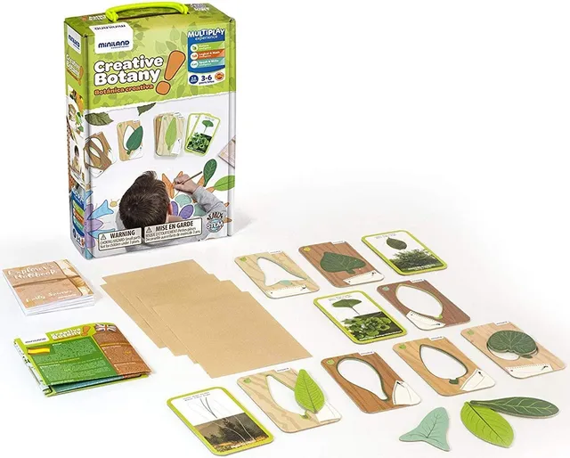 Miniland 45421 Creative Nature Lernspiel 10 Silhouetten