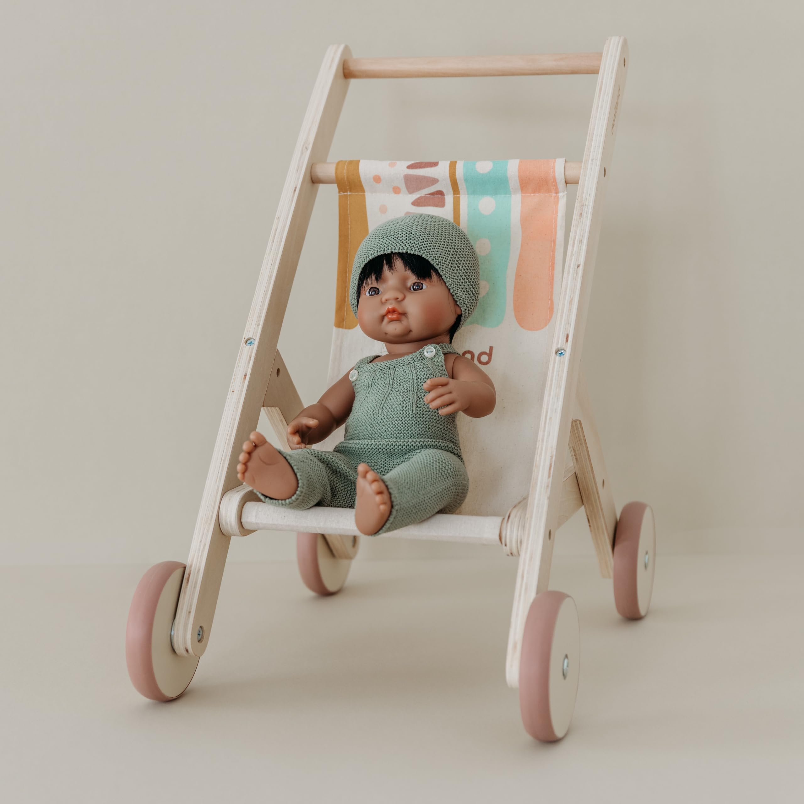 Miniland 31057 Babypuppe Südamerikanischer Junge 38 cm Puppe
