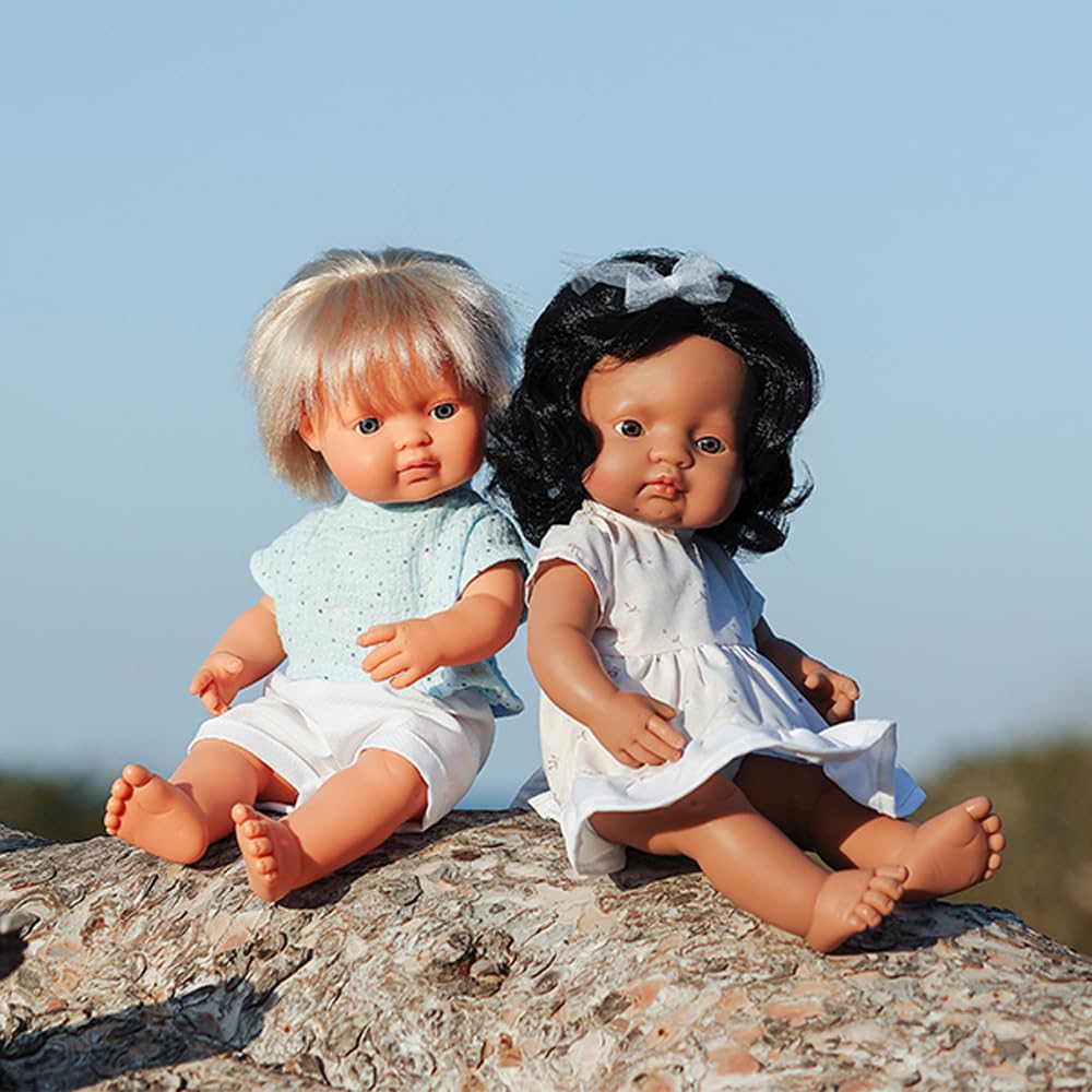 Miniland My Friends & Me Puppe Junge 38 cm mit Kleidung