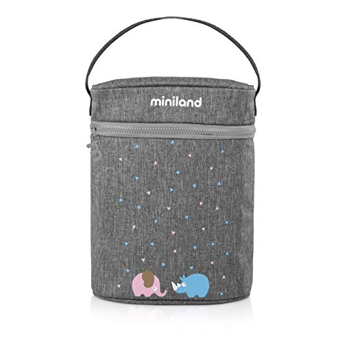 Miniland Thermibag Double Isoliertasche Rosa 2 Flaschen