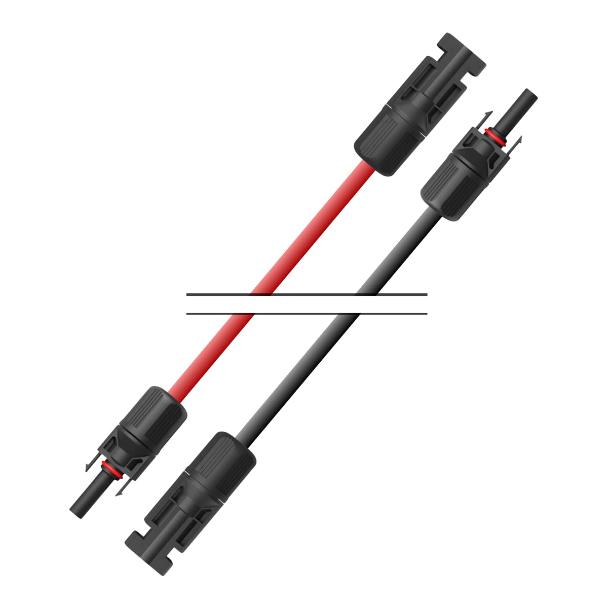 smartEC Solarkabel Verlängerungskabel 2x 14m 6mm²
