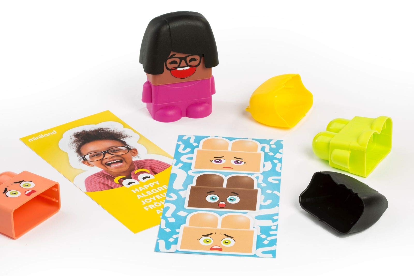 Miniland Emotiblocks Erste Emotionen Spielfiguren 6er-Set
