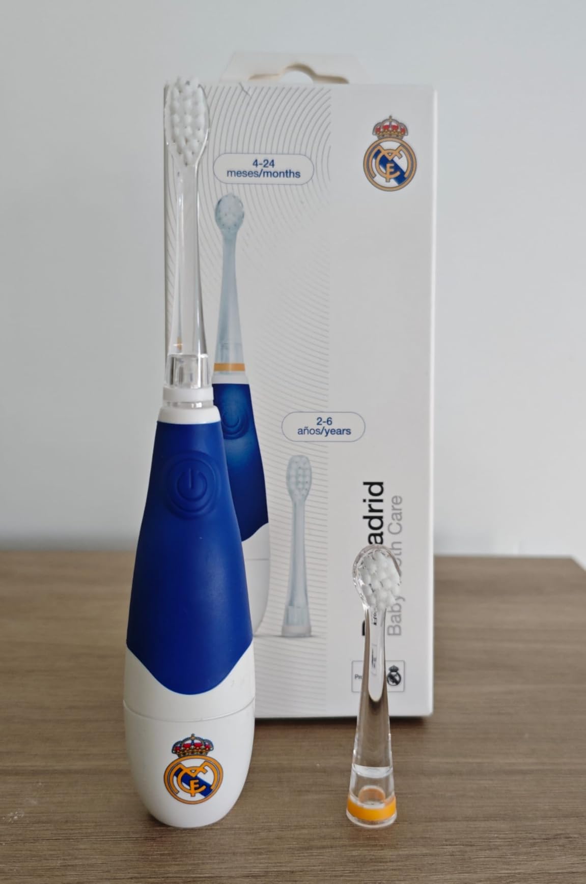 Miniland Real Madrid Elektrische Zahnbürste Kinder Sonic LED