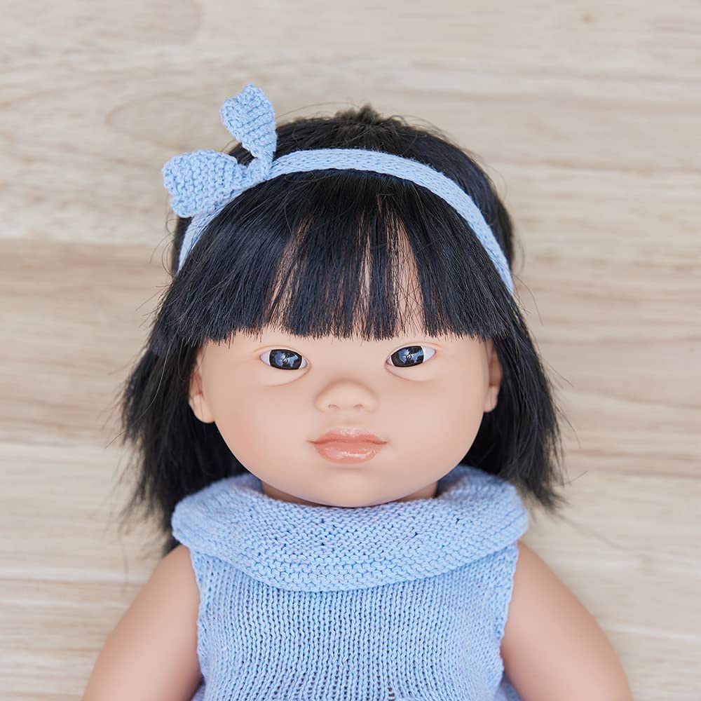 Miniland Dolls Babypuppe Mädchen Down Syndrom 38cm
