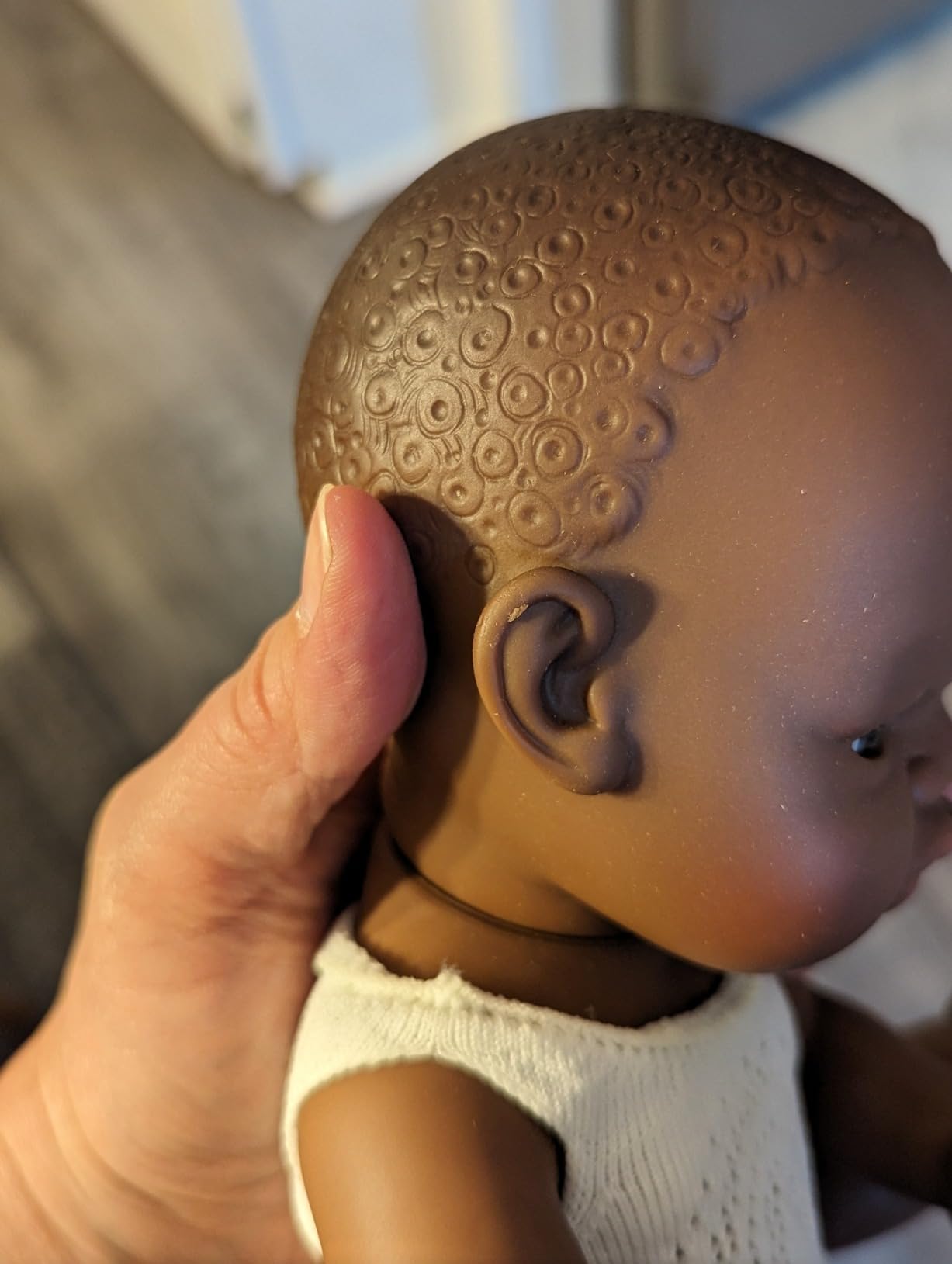 Miniland Dolls 31354 Babypuppe Mädchen 32 cm afrikanisch