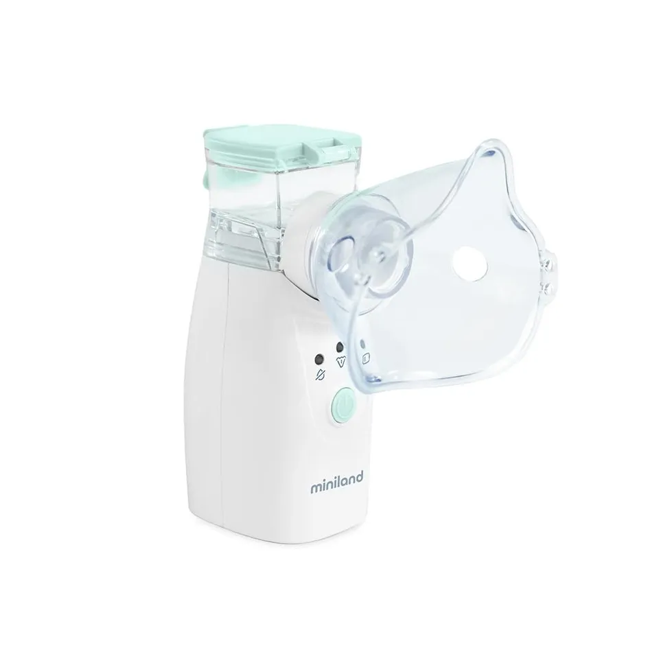 Miniland Nebuclean Vernebler tragbar Inhalator Akku Masken