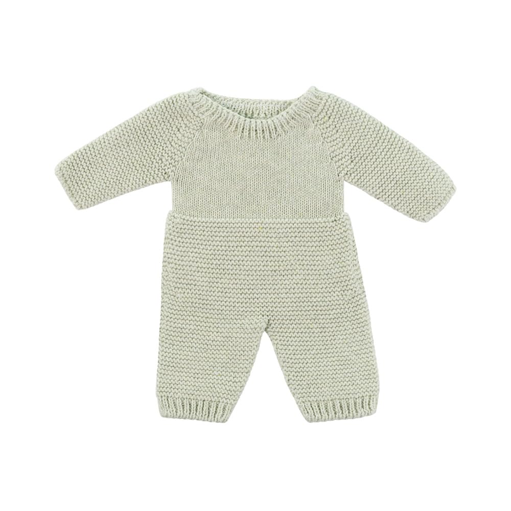 Miniland Puppenpyjama Strick grün 32 cm recycelt