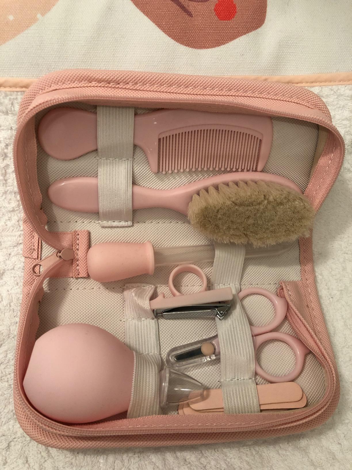 Miniland Baby Care Kit Pflegeset Blau 7-teilig Unterwegs