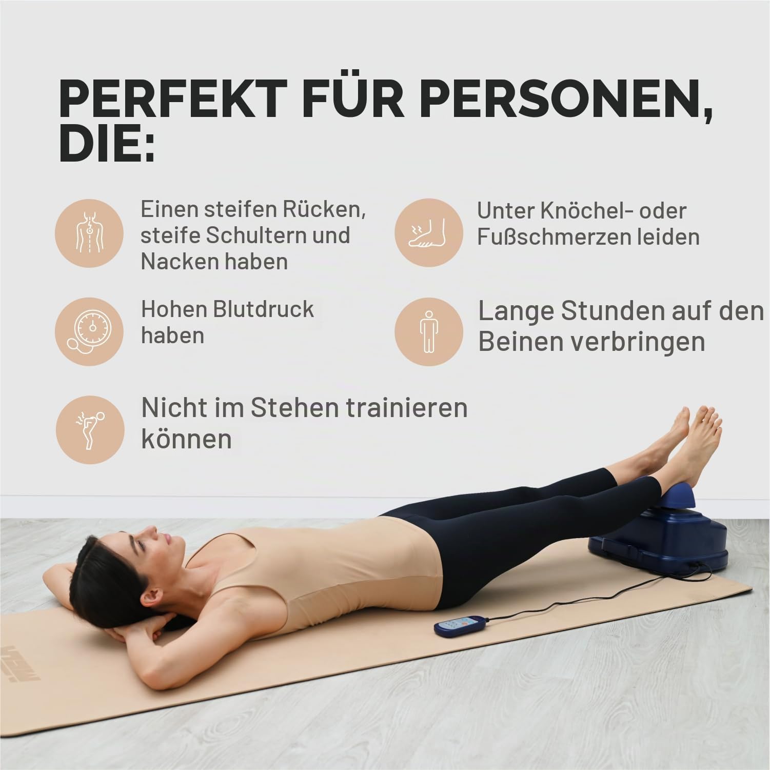 Gess Neo Chi Massagegerät Swing-Massager blau Rücken