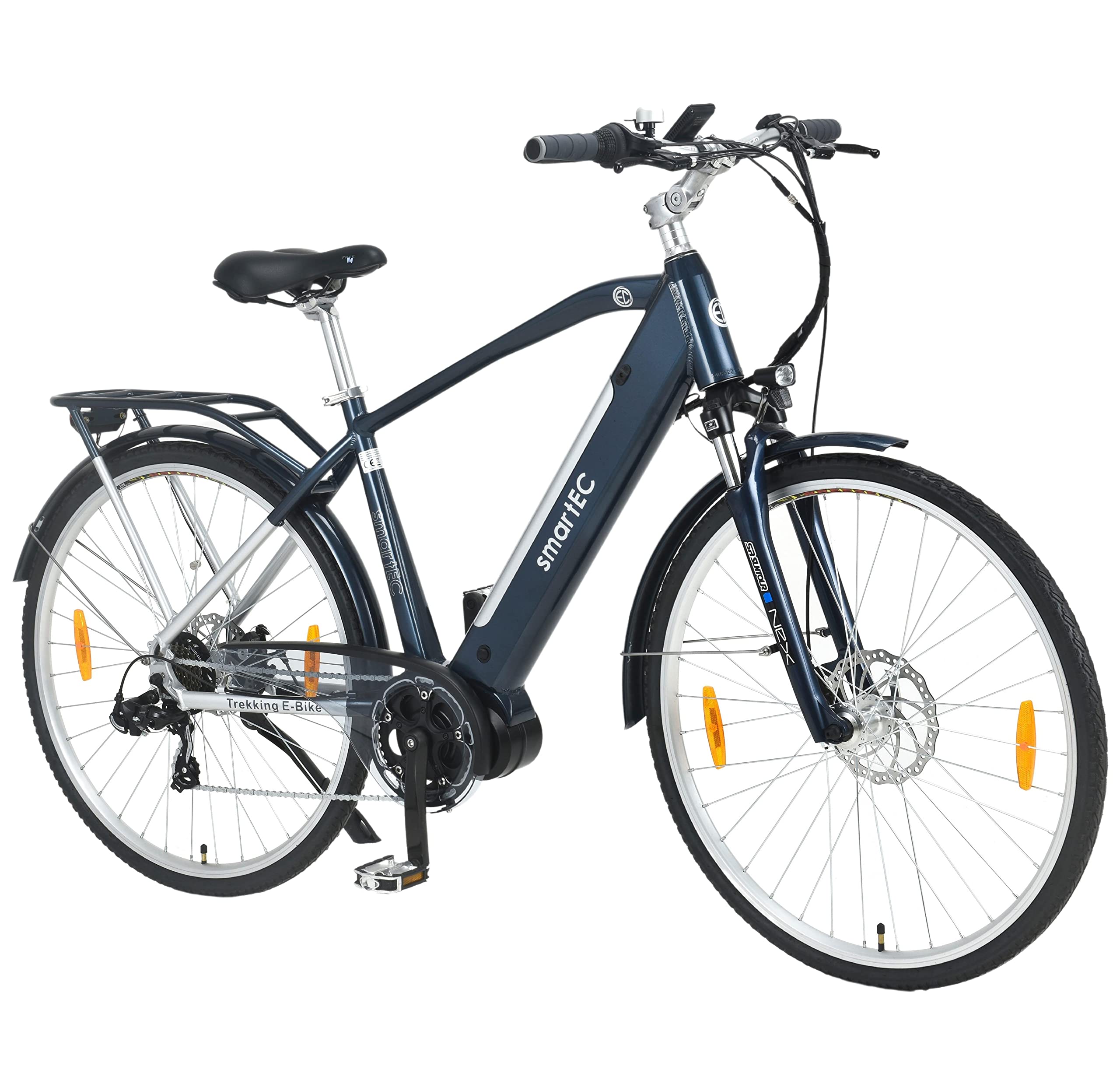 smartEC TrekX-MH E-Bike Trekking Herren 28 Zoll 90km