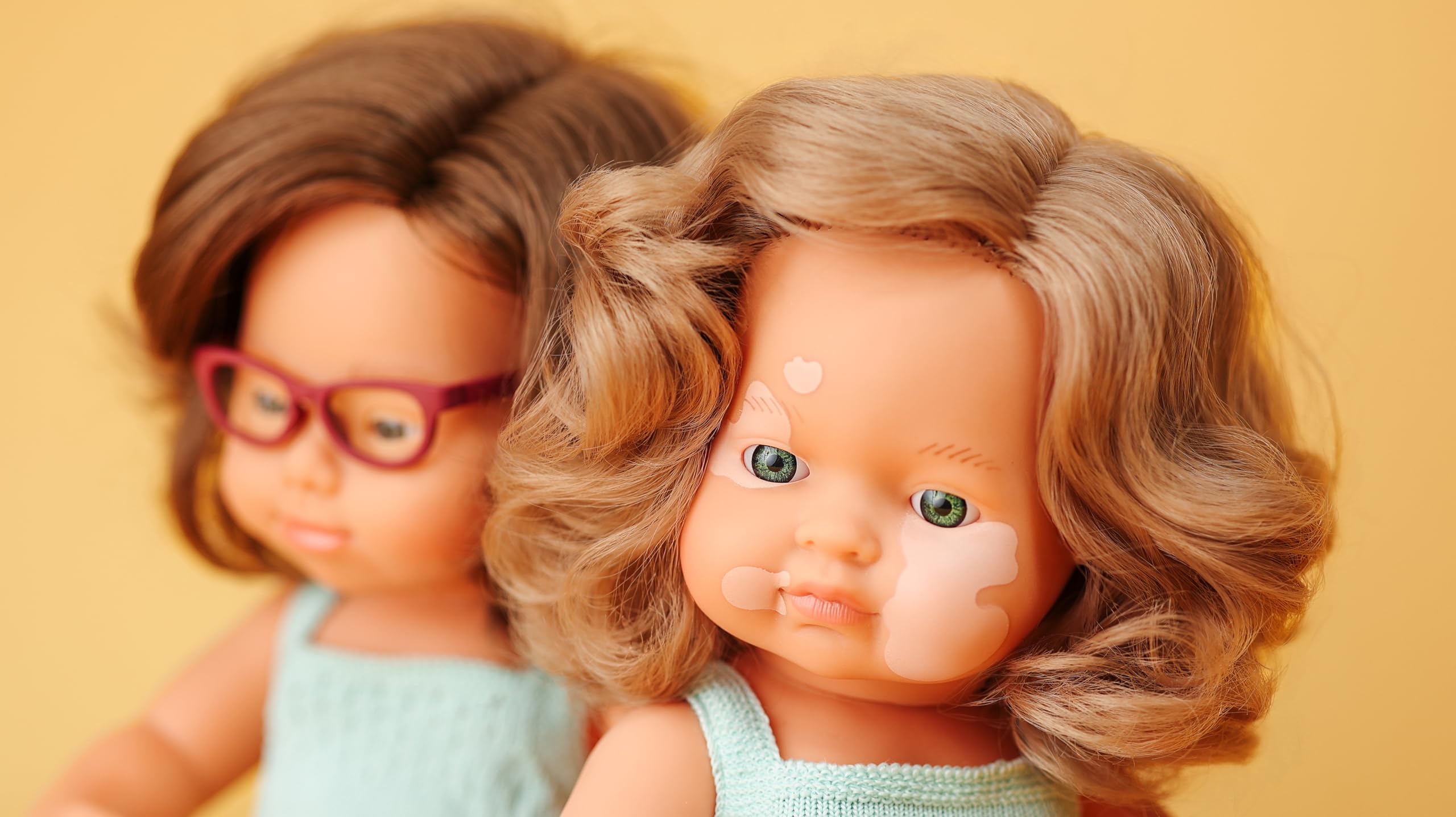 Miniland Dolls Babypuppe Down-Syndrom 38cm kaukasisch