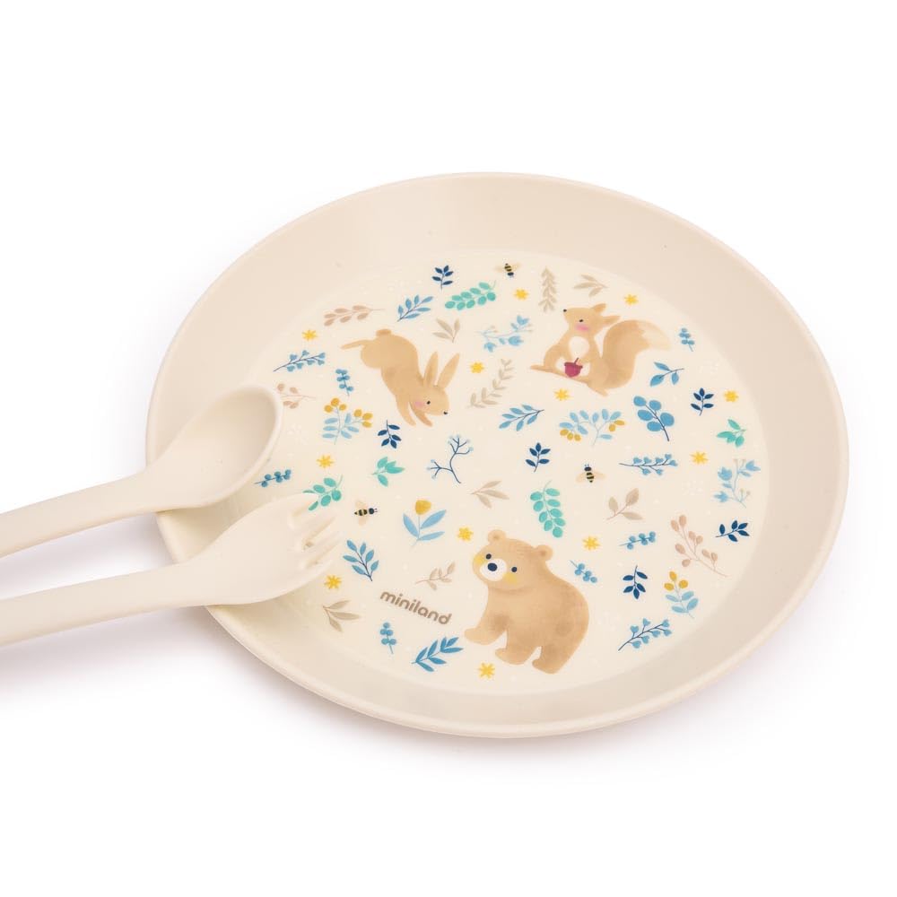 Miniland Meal Set Dreamland Baby Geschirrset BPA-frei Teller Becher