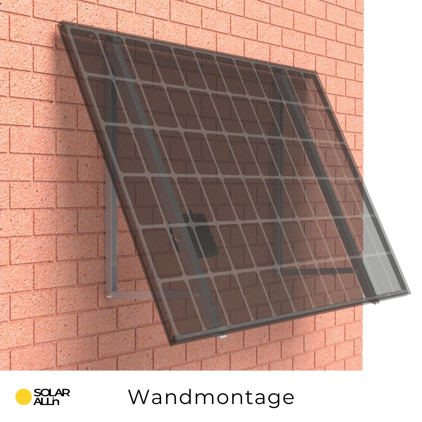 smartEC SOLAR ALLin Montageset Solar Balkonkraftwerk
