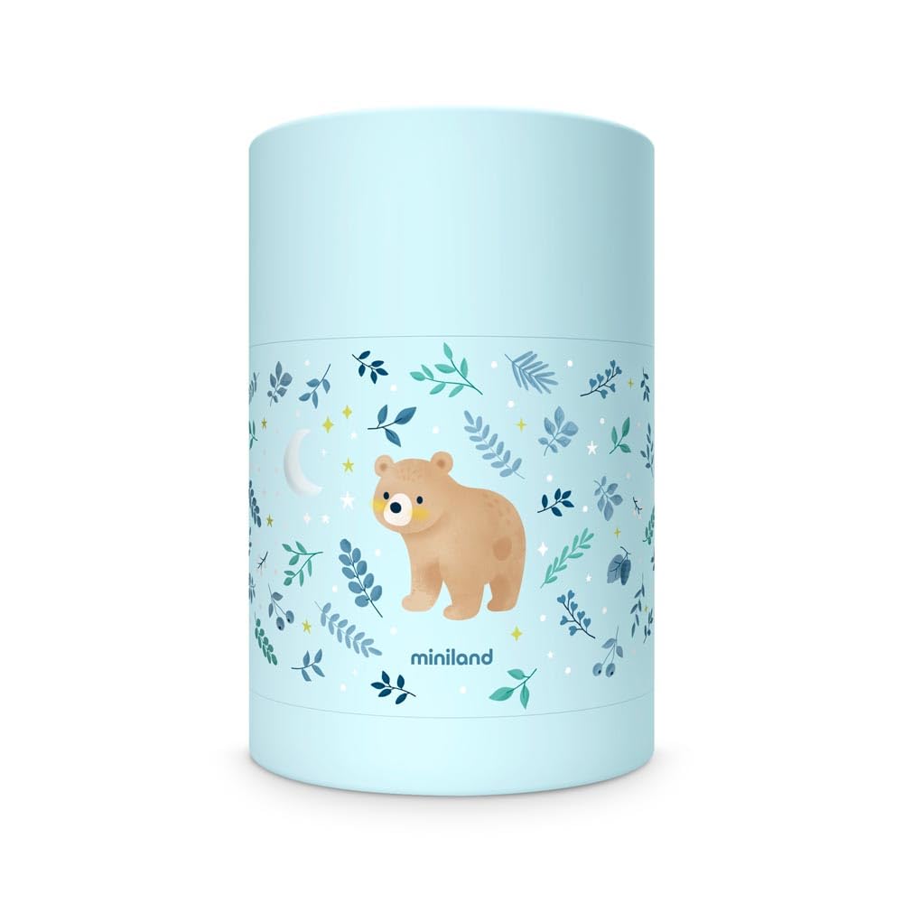 Miniland Thermy Speisebehälter 600 ml Edelstahl Blau Bear