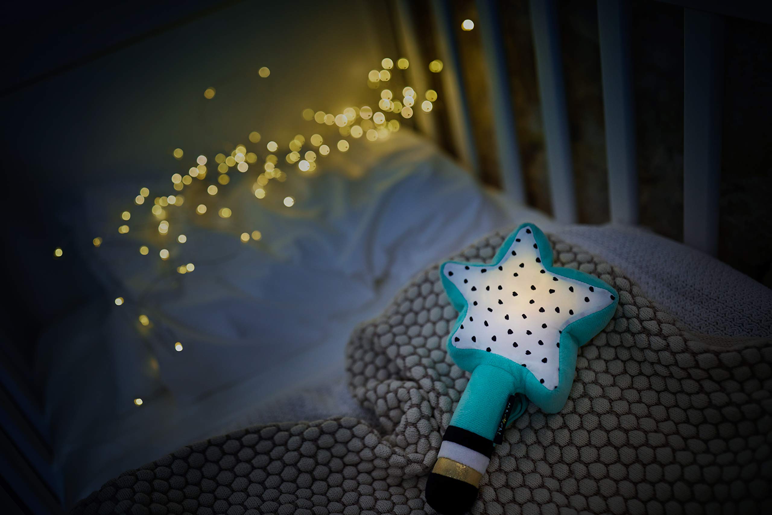 Miniland Wandy Star Nachtlicht Zauberstab Stern Plüsch
